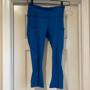 Lululemon Fast and Free cropped leggings, size 4. In great condition!